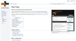 Desktop Screenshot of docs.graphene-theme.com